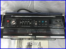 1986 Sanyo Vtg BOOMBOX M CD40 CD Player Portable Radio Cassette Recorder 1980's