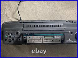 1989 Sony CFD-D77 FM/AM CD Cassette Corder Boombox, READ