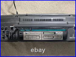 1989 Sony CFD-D77 FM/AM CD Cassette Corder Boombox, READ