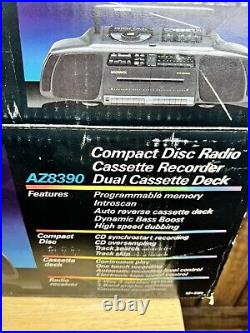 1990 Magnavox AZ8390 Radio Cassette Recorder CDPlayer Boombox New Open Box