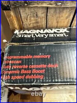 1990 Magnavox AZ8390 Radio Cassette Recorder CDPlayer Boombox New Open Box