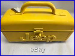 1995 Jeep Yellow Portable Boombox Fully Tested & Working CD Tape Player