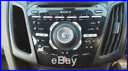2013 Ford Focus Mk3 St-2 Ecoboost Sony Radio CD Player