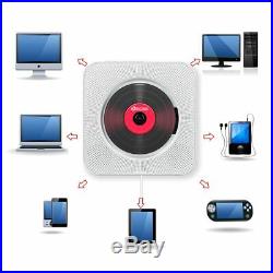 2019 CD Player Wall-mounted Bluetooth Portable Home Audio Boombox with Remote
