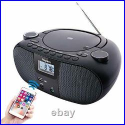 4000mAh Radio CD Player Portable Boombox with 2x3W, Support Wireless