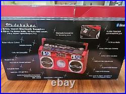 80's Retro Style Street Bluetooth BOOMBOX with Radio, CD Player SB2145R Studebaker