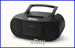 80s Boombox Sing Along Cd Mp3 Portable Cassette Tape Player Fm/Am Stereo Black