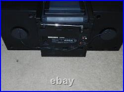 AIWA Boombox CA-DW470U AM/FM Stereo CD Player Dual Cassette TESTED WORKS