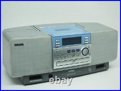 AIWA CSD-EL300 Portable CD/Cassette AM/FM Boombox Radio Tested! Free Shipping