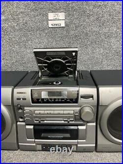 Aiwa Boombox AM/FM Cassette Compact Disc Carry Component System CA-D230U