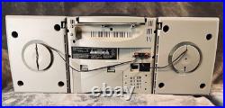 Aiwa CA-DW247U Carry Component System with CD Player/ Dual Tape Cassette Boombox