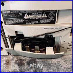 Aiwa CA-DW247U Carry Component System with CD Player/ Dual Tape Cassette Boombox