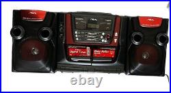 Aiwa CA-DW50 CD/Radio/Cassette Boombox with Speakers See Description