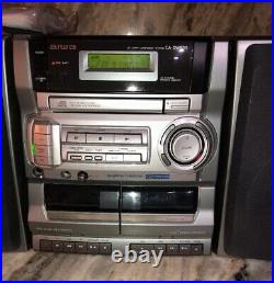 Aiwa CA-DW635 AM FM Radio/Cassette Boombox CD Player Is Fixer Upper-RARE-SHIP24H