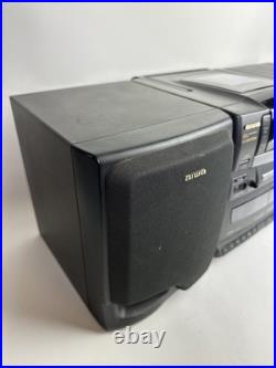 Aiwa CA-DW700M Cassette CD Am/FM Radio Detach Speakers Boombox Stereo Car/Home Aiwa CA-DW700M Cassette CD Am/FM Radio Detach Speakers Boombox Stereo Car/Home