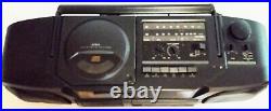Aiwa CSD-XL202 Portable AM/FM, CD, Cassette Player, BoomBox -tested works
