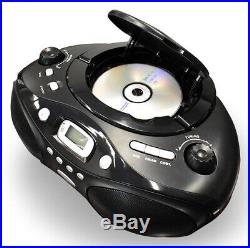 Axess Portable Thunder Blast CD Player AM/FM Bluetooth Boombox PBBT3862