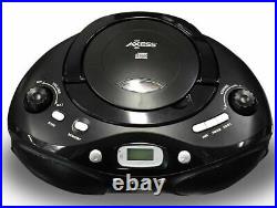 Axess Portable Thunder Blast CD Player AM/FM Bluetooth Boombox PBBT3862-IcO