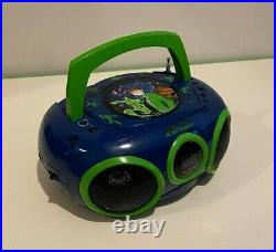 BEN 10 Alien Force Portable CD Player / AM / FM RADIO BOOMBOX WARRANTY