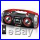 BLUETOOTH PORTABLE STEREO BOOMBOX CD MP3 PLAYER REMOTE SUBWOOFER USB FM RADIO