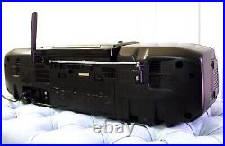 BLUETOOTH / RECHARGEABLE Vintage Panasonic RX-DS20 Boombox CD/AM/FM/Tape/Aux