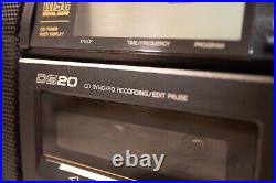 BLUETOOTH / RECHARGEABLE Vintage Panasonic RX-DS20 Boombox CD/AM/FM/Tape/Aux