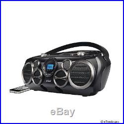 BLUETOOTH WIRELESS STREAMING PORTABLE 6 SPEAKER SUBWOOFER SYSTEM CD PLAYER RADIO