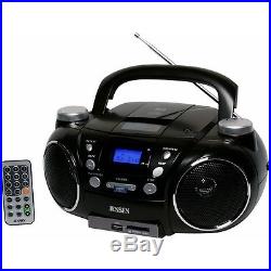 BRAND NEW Jensen Cd750 Black Portable Cd Player Am Fm Radio Digital