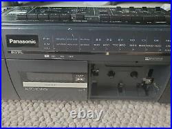 BROKEN 1988 Panasonic RX-DT50 Boombox Portable Cassette CD Player FOR PARTS ONLY