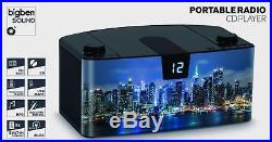Bigben CD57 Portable CD Player New York by night USB MP3 Radio AUX-IN AU348392