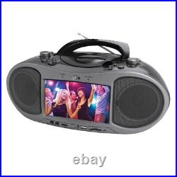 Bluetooth CD and DVD Boombox with LCD Screen