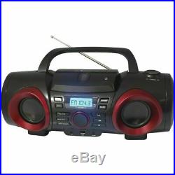 Bluetooth Naxa Portable Stereo Boombox MP3 CD Player AM/FM Radio AUX-IN USB