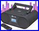 Boombox B4 CD Player Portable Audio System New 2023 AM/FM Radio with Black