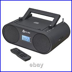 Boombox B4 CD Player Portable Audio System New 2023 AM/FM Radio with Black