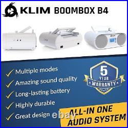 Boombox B4 CD Player Portable Audio System New 2023 AM/FM Radio with CD