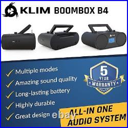 Boombox B4 CD Player Portable Audio System New AM/FM Radio with CD Player