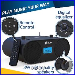 Boombox B4 Portable CD Player & Bluetooth Audio System with Remote Control