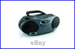 Boombox CD Cassette Player Top Loading Disc MP3 File Playback Portable Stereo