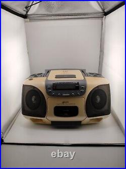 Boombox CD GPX C980Vintage Rare Portable CD? Stereo Cassette! Tested Works