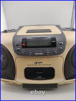 Boombox CD GPX C980Vintage Rare Portable CD? Stereo Cassette! Tested Works