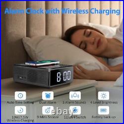 Boombox CD Player Alarm Clock, Digital FM Radio, Bluetooth CD Player with