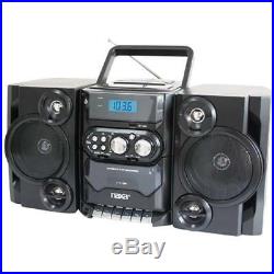 Boomboxes NAXA Electronics Portable MP3/CD Player AM/FM Stereo Radio Cassette
