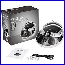 Boomboxes VENLOIC Portable CD Boombox, Sport Stereo CD/MP3 Player, Home Audio In