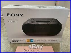 Brand New Sony Cfd-s70 (black) Portable CD Am/fm Radio Cassette Player Boombox