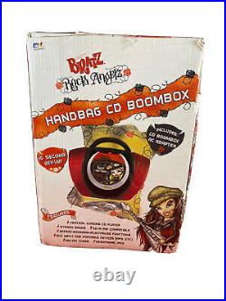 Bratz Rock Angelz Purse Handbag Portable CD Player Boombox New Open Box