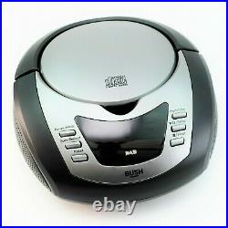 Bush DAB Boombox with CD, MP3 Player Black