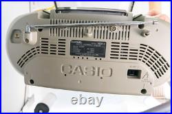 CASIO MDH-3 MiniDisc Boombox Blue MD/CD/Radio Working B6 CASIO MDH-3 MiniDisc Boombox Blue MD/CD/Radio Working B6