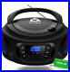 CD Boombox Portable Audio Player FM Radio Rechargeable Battery Bluetooth MP3 AUX