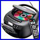 CD + Cassette Tape Player, Bluetooth CD Boombox, AM/FM Radio, Stereo Sound, Remo