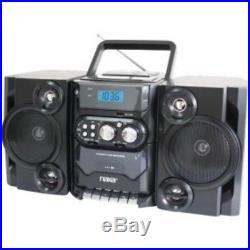 CD/MP3 Player AM/FM Radio Detachable Speakers Stereo Cassette Recorder Portable